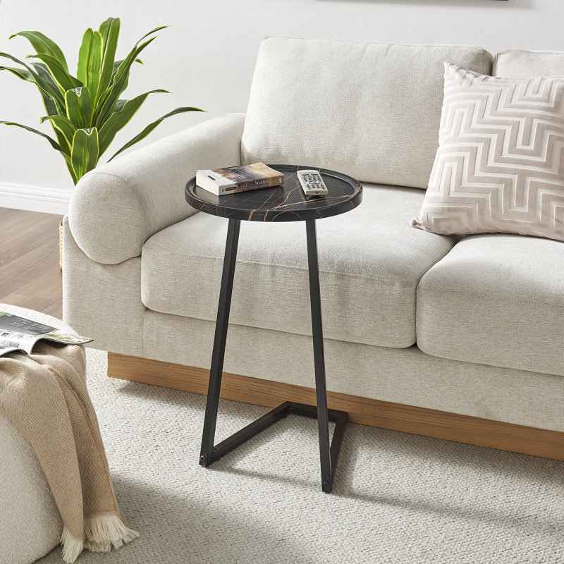 Table d'appoint ou table d'appoint Yerly, Noir