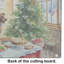 Planche à découper en verre Irish Christmas