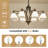 8-light Steel Dimmable Classic / Traditional Chandelier-1126859433