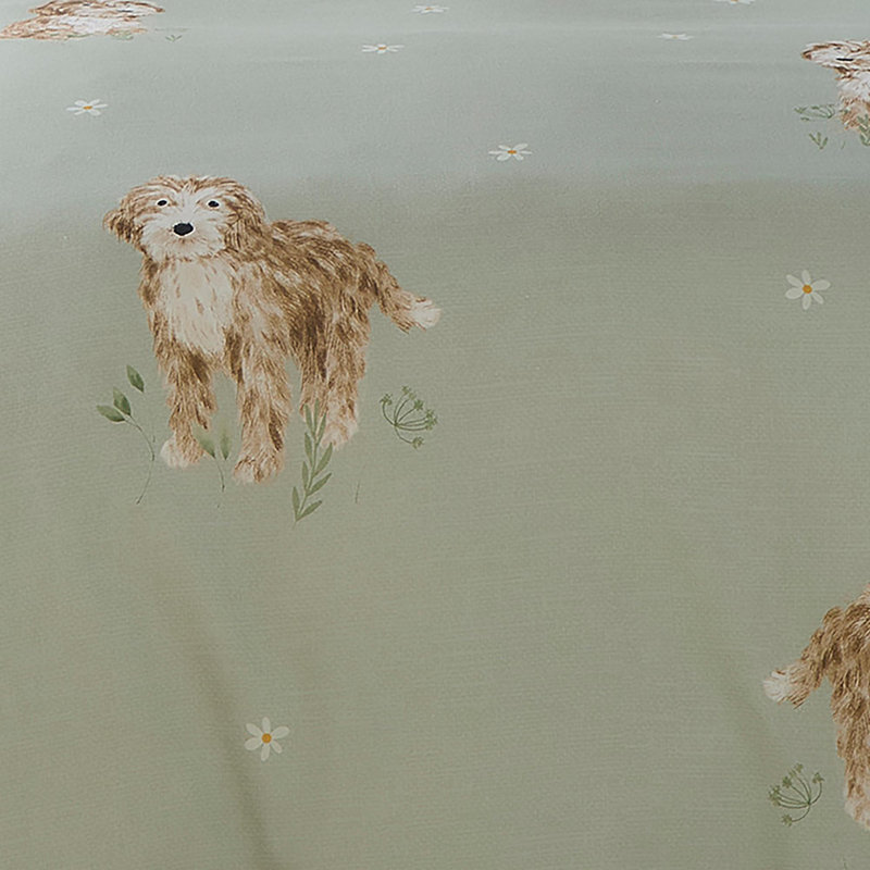Hattie The Cockapoo Polyester Animal Print Duvet Cover Set with Pillowcases, King Duvet Cover Set + 2 Pillowcases