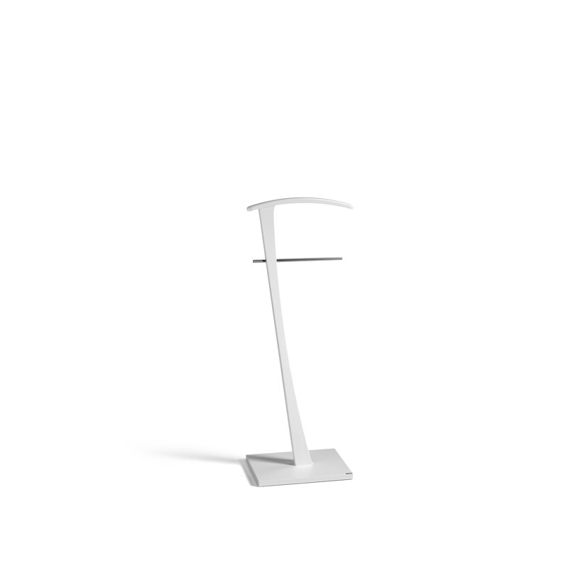 Rivero Freestanding Valet Stand, White