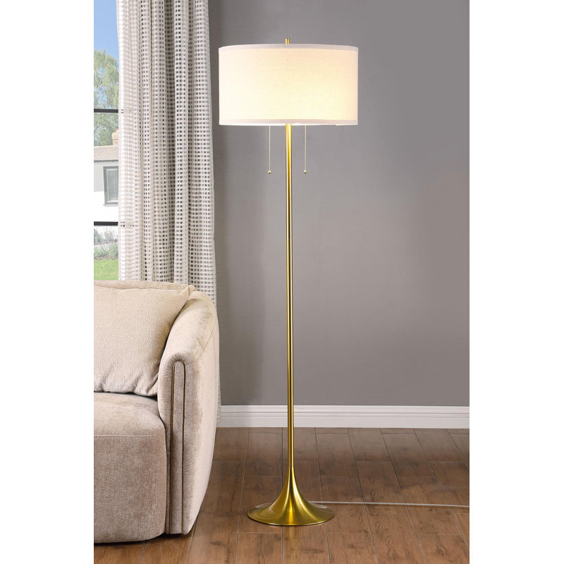 Lampe sur pied en métal Talarico