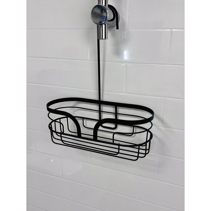 Dante Steel Freestanding Bathroom Shelves, Black