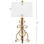 Ensemble de lampe de table 32" scroll sculpture Lucrezia