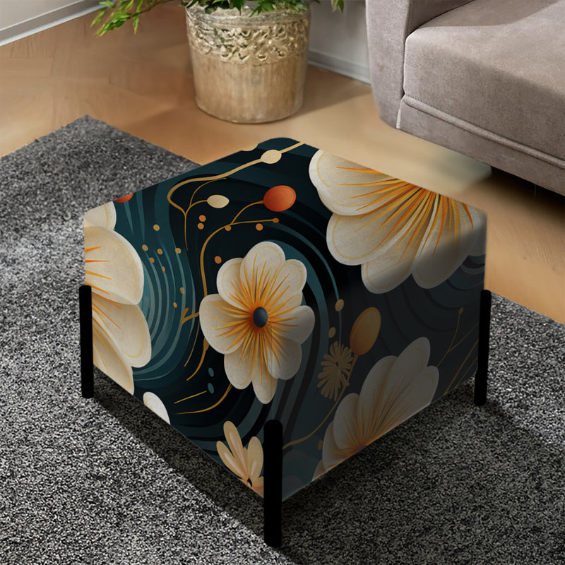 Motif botanique beige et beige Dreamy