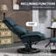 Fauteuil inclinable de massage avec repose-pieds HOMcom