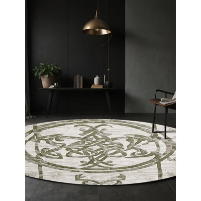 Tapis gris lavable à la machine