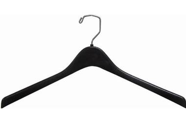 Lopp Plastic Non-Slip Standard Hanger for Suit/Coat (Set of 100) Rebrilliant