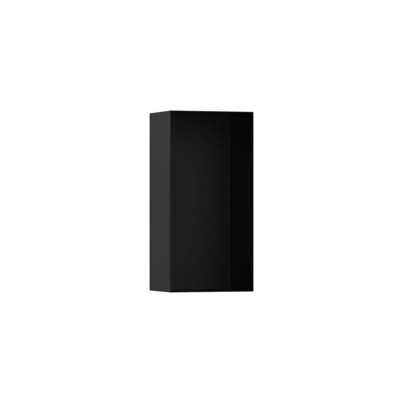XtraStoris Minimalistic Wall Niche Frameless 12"x 6"x 4", Matte Black