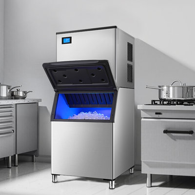 Machine à glaçons commerciale auto-nettoyante 800 lb / 24 h - tête seulement