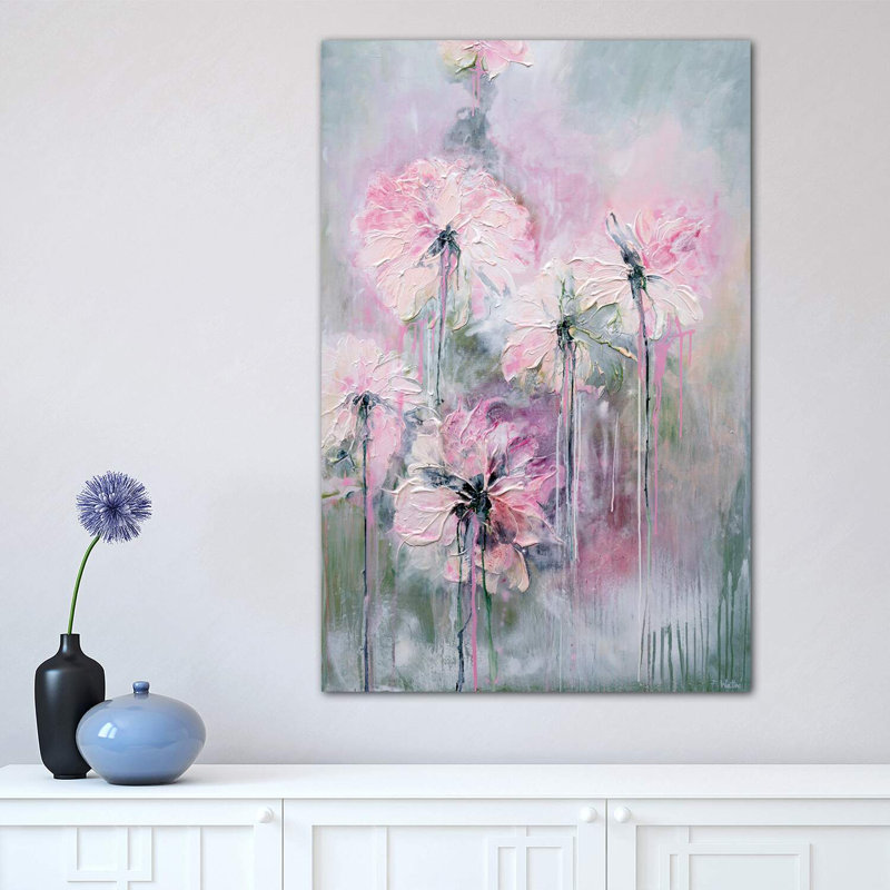 «Gentle Summer Rain», reproduction d'art, Toile tendue, H 18 po x l 12 po x 1,5 po
