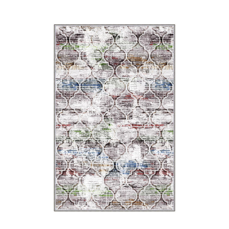 Antibacterial Hall Carpet, 31.5 x 59.1 inches | 100% Polyester, 0.4 in Pile Height, Non-Slip PVC Felt Dot Underside | Machine Washable, 3D Digital Printing | Durable & Stylish for Entryway, Living Room, or Bedroom