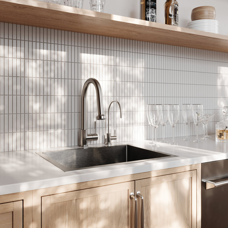 Monet Single Handle Kitchen Faucet with Side Spray and Accessories, Polished Gold