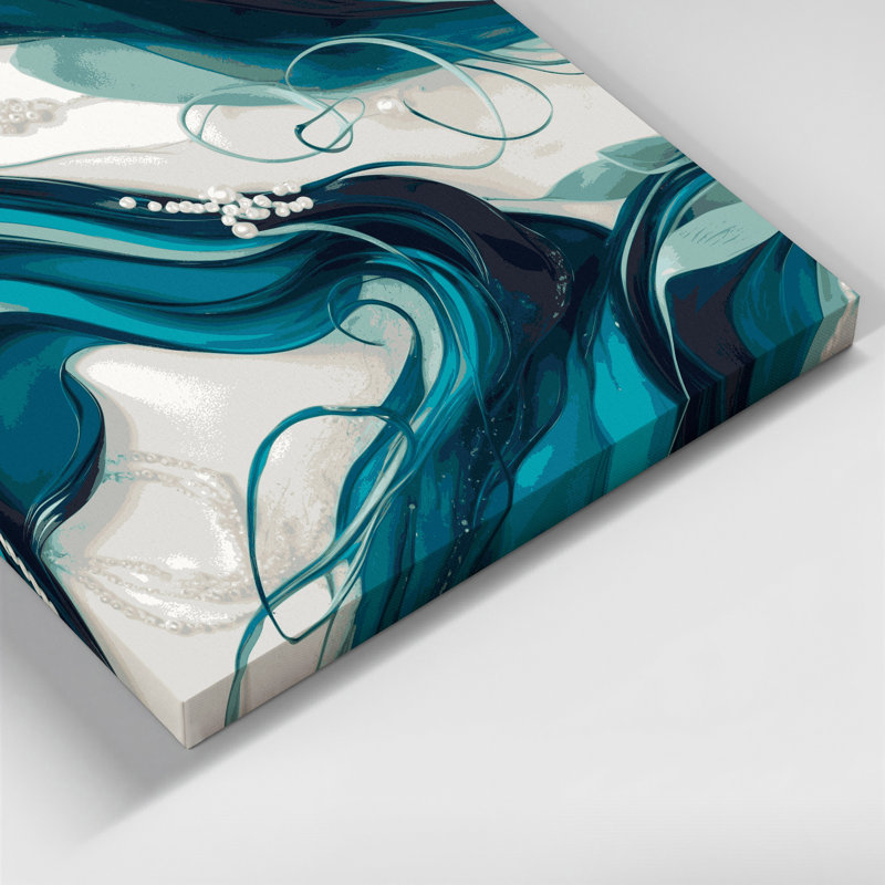 Art mural sur toile Lyrical Abstraction 89, H 11 po x l 14 po