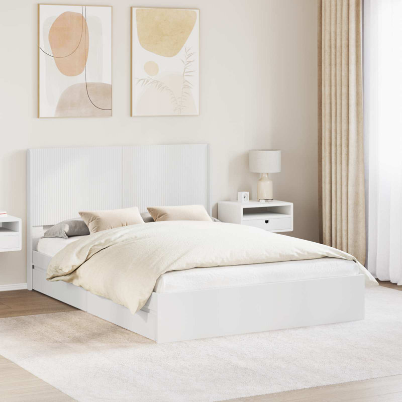 Bed, European Double (140 x 200 cm), White