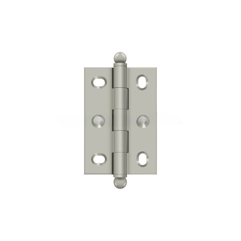 2.5'' x 1.75'' Butt Bearing Hinge, Brushed Nickel