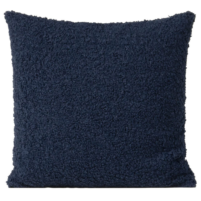 Hanka Reversible Throw Pillow, 17" x 17", Indigo