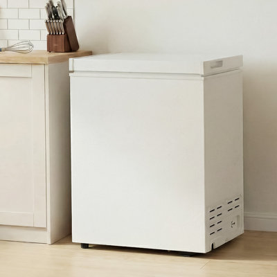 4.5 Cu.ft Compact Chest Freezer, Low-noise Energy-saving Deep Freezer With 7 Level Adjustable Temp & Removable Basket — FIN-0018761 | Fridge.com