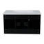 Meuble-lavabo mural noir 72 po avec tiroirs 72 po, matériau haut de gamme, meuble-lavabo flottant moderne à surface lisse 36 po, pour l'hygiène-282341732
