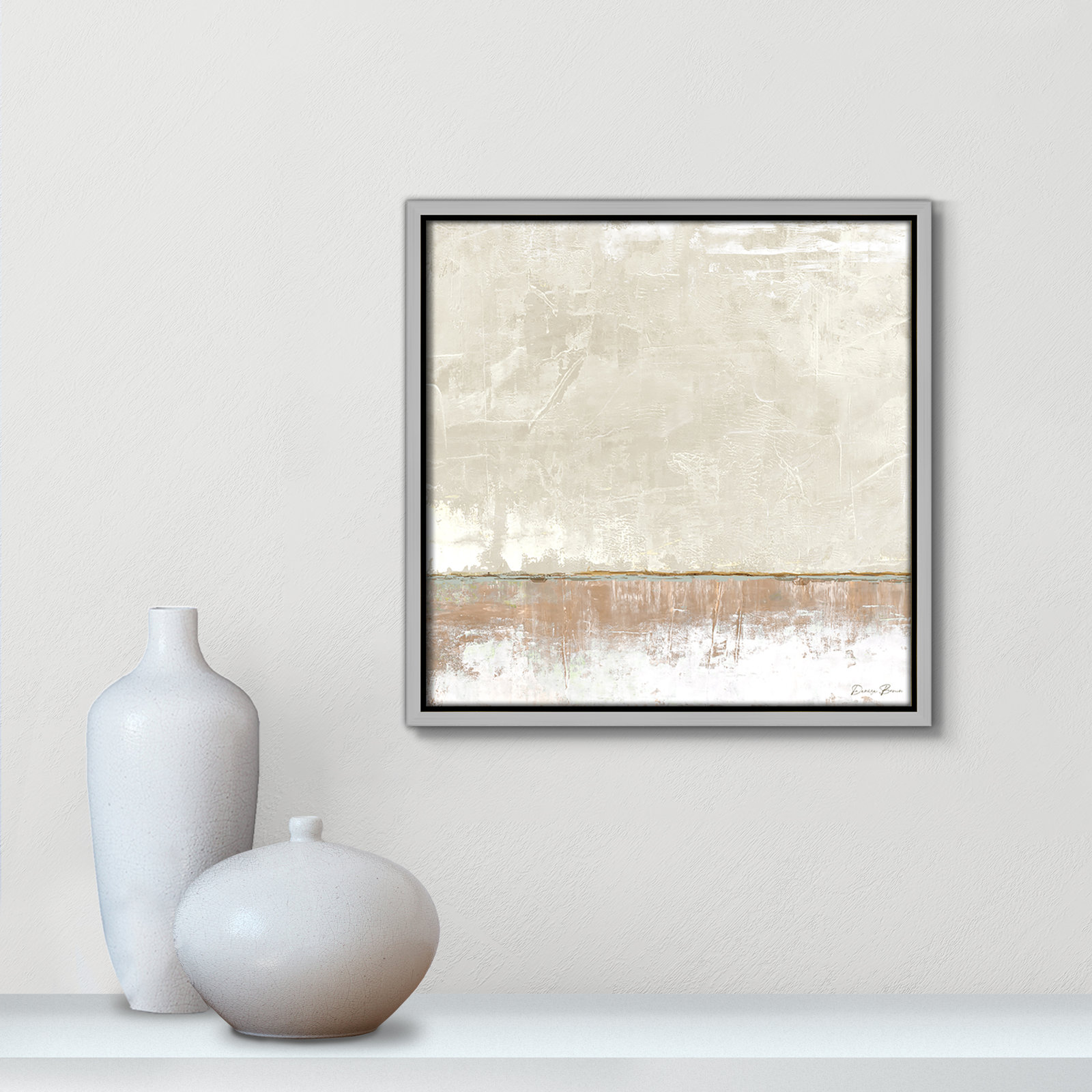 Delevan "Better Days II" Print, 13.5" H x 13.5" W, Silver