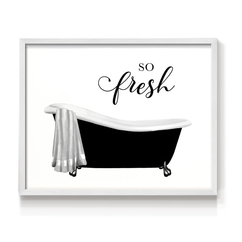 So Fresh - reproduction encadrée, H 11 po x l 14 po, Blanc