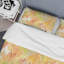Ensemble de housse de couette en microfibre jaune / vert 2 pièces
