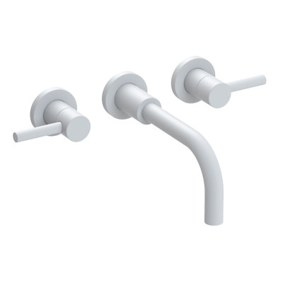 East Linear Wall Mount Bathroom Faucet
