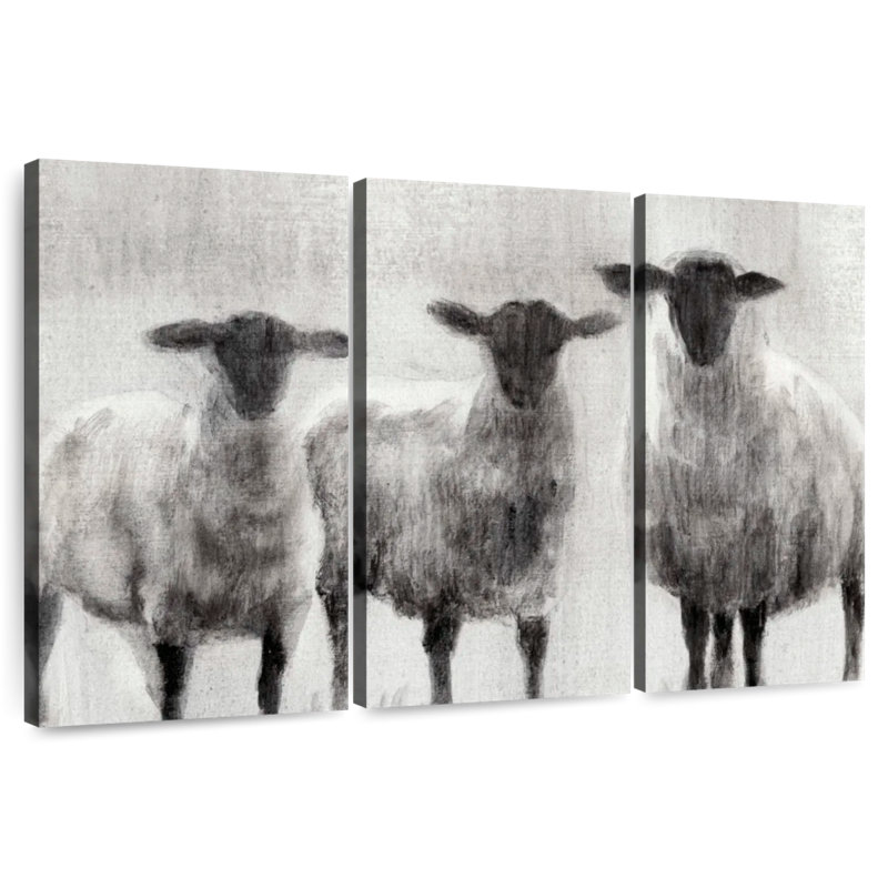 Mouton rustique Brampt I, H 42 po x l 65 po
