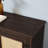 Farmhouse Rattan TV Stand For Tvs Up To , TV Stand With 2 Storage Shelves, 2 Natural Rattan Door Cabinets-978559237-979728466