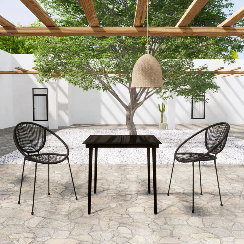 Kreutzer 2 - Person Patio Dining Set with Square Table