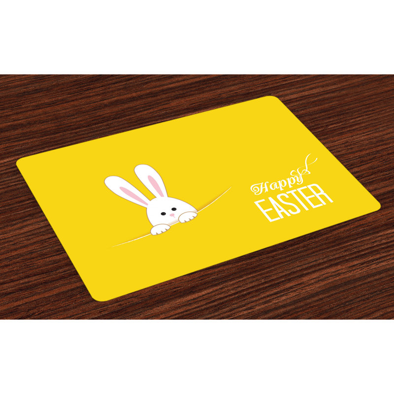 Lumpkin Easter Rabbit Bunny Placemat