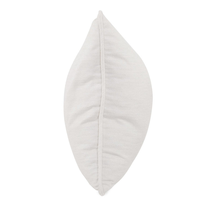 Coussin d'extérieur Driftwood - Poly Insert, Crème, crème, Carré H 24 po x l 24 po