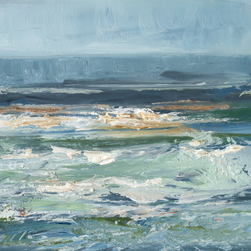 Pacific Whitecaps II by Ethan Harper - Wrapped Canvas Print, 51 cm H x 51 cm W