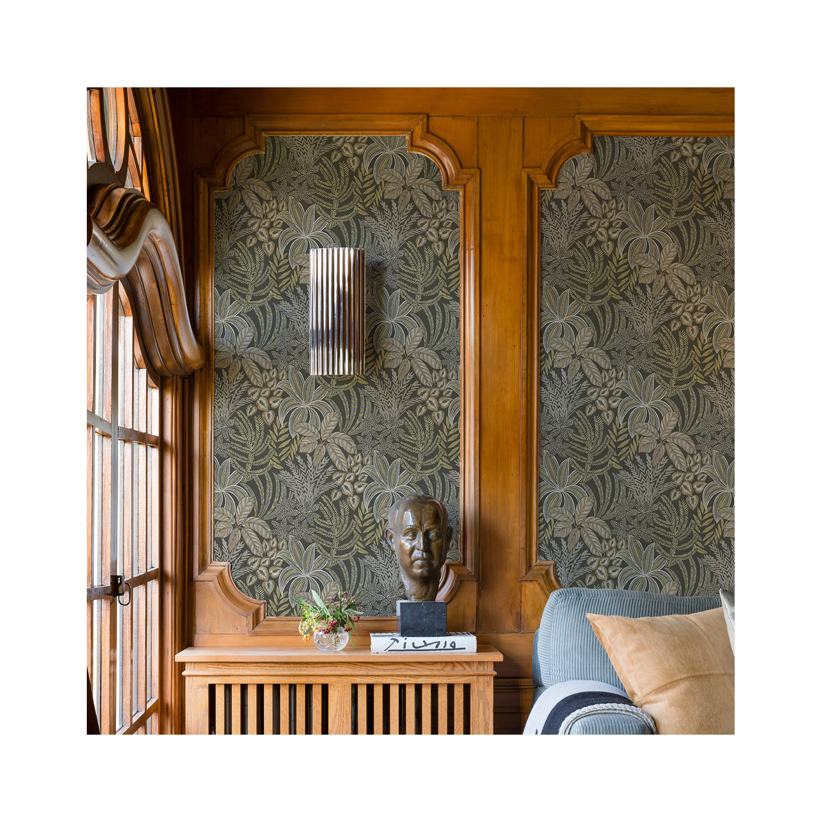 Ackland Floral Wallpaper, Brown
