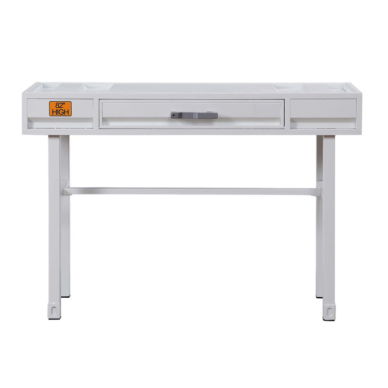 Bureau d'écriture avec 1 tiroir, Blanc