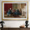 The Brown Family-Eastman Johnson - reproduction encadrée avec passe-partout et verre - 1869