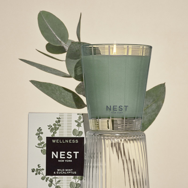 Wild Mint & Eucalyptus Votive Candle, Classic
