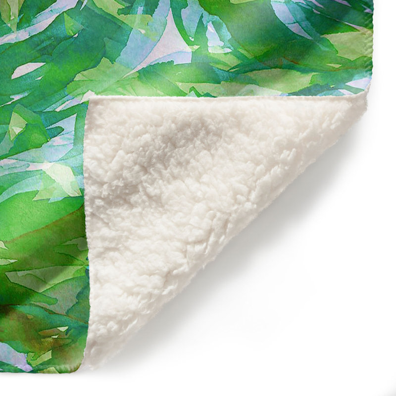 Couverture sherpa douce motley flow iv, l 51 po x L 60 po