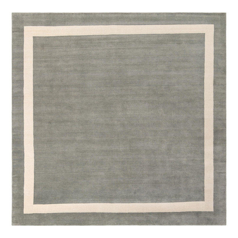 Tapis en laine naturel Jill Zarin Somerset, Carré 10 pi