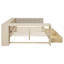Lit plateforme double avec rangement et ports USB - Tête de lit tapissier-1261144383-1261144381