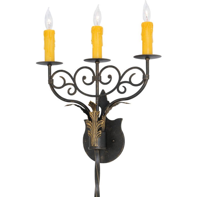 Merano 3 - Light Candle Wall Light