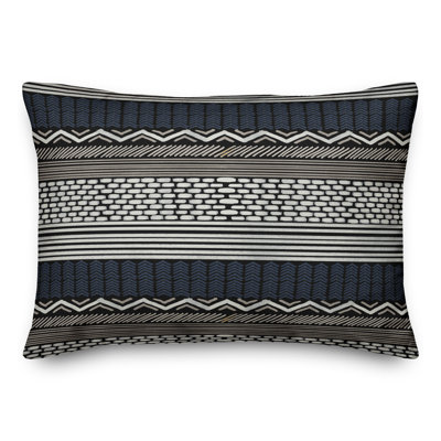 Housse et insert de coussin rectangulaire pour l'extérieur Circle Dot
