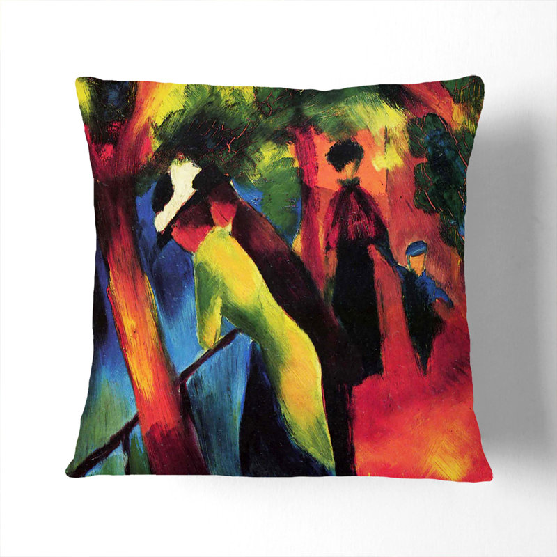 Square Throw Cushion, 40cm H x 40cm W x 15cm D, Black