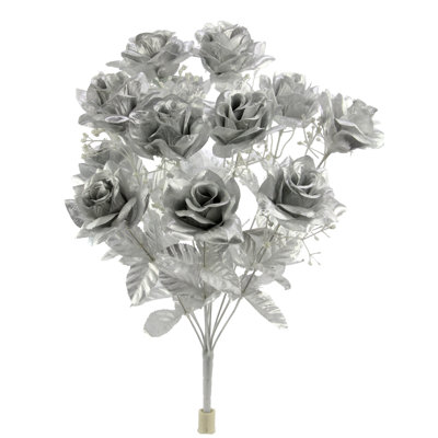 19 " Polyester Rose Arrangement