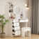 Ensemble coiffeuse et miroir Hermanson