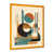 Impression dorée sur toile encadrée