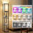 Nevaen 63'' Column Dimmable LED Floor Lamp with Remote&Shelves