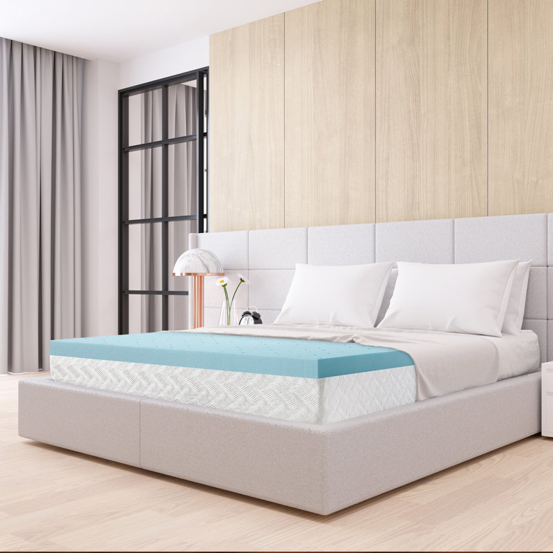 Surmatelas en mousse à mémoire de forme Berberia Alwyn Home, Très grand, 2'