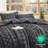 Bedsure Tufted Embroidery All-Season Microfiber Comforter Set-110508891-110508885