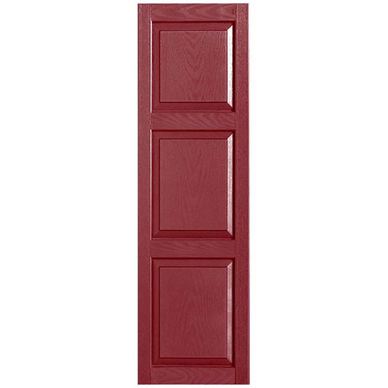 Paire de volets sur mesure en vinyle sur mesure, 52 po, 16 po, Canneberge